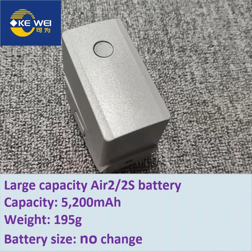 Larger capacity refitting battery 5200~12000mAh for DJI Air2/Air2s Drone for drone fans