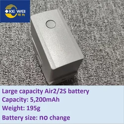 Larger capacity refitting battery 5200~12000mAh for DJI Air2/Air2s Drone for drone fans