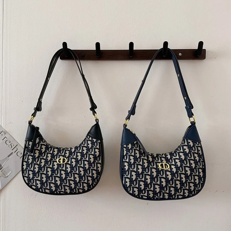 

Женская модная сумка через плечо, стильный дизайн для повседневных поездок на работу и вечерних прогулок, универсальная сумка через плечо для современных дам