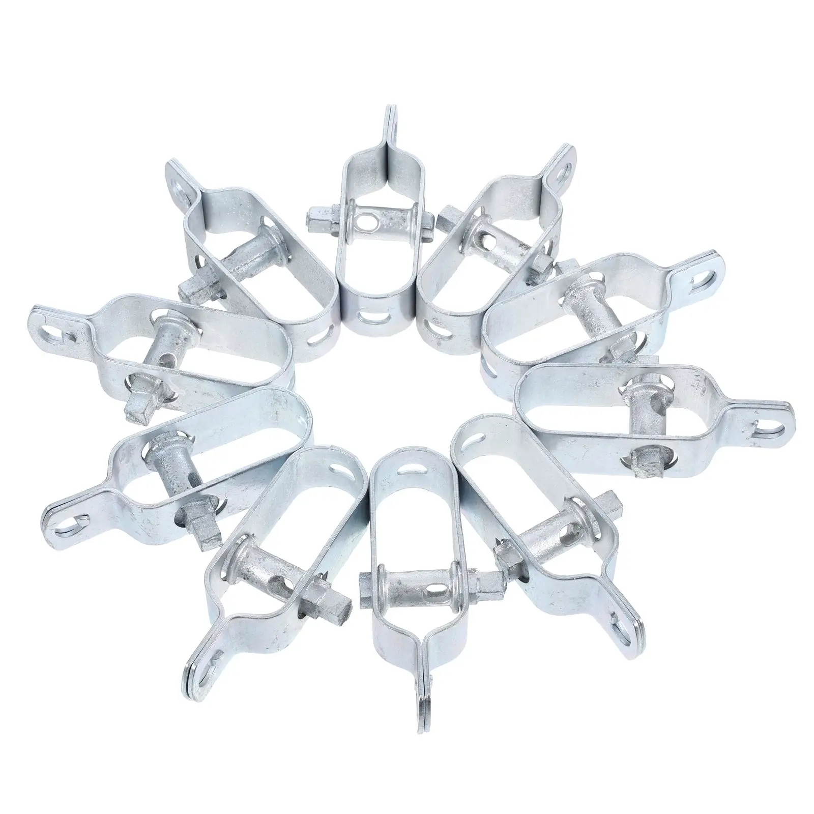 

10 Pcs Wire Rope Tightener Clamps Stainless Steel Cable Clip Tool Silver Metal Wire Fence Trellis Gardening Agriculture Projects