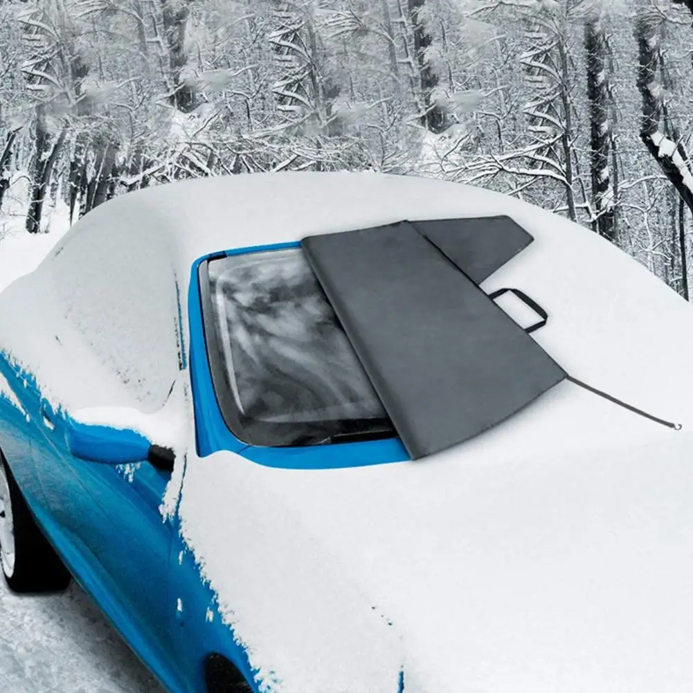 

Automobile Snow Universal Car Windshield Snow Cover Protector for Winter Sun Frost Freeze Protection Oxford Cloth Auto Suv Front