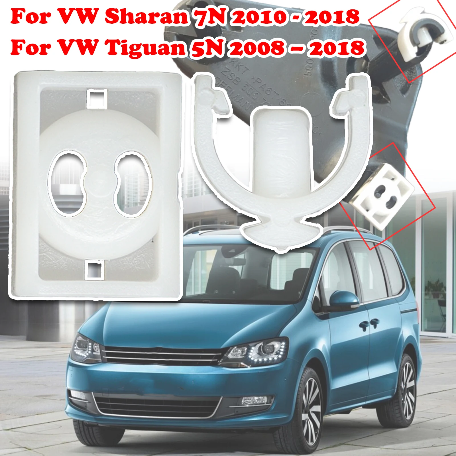 

Selector Relay lever Mechanism Sliding Shoe Securing Clip Pin For VW Sharan 7N Tiguan 5N Gear Selector Shift Cable Securing Clip