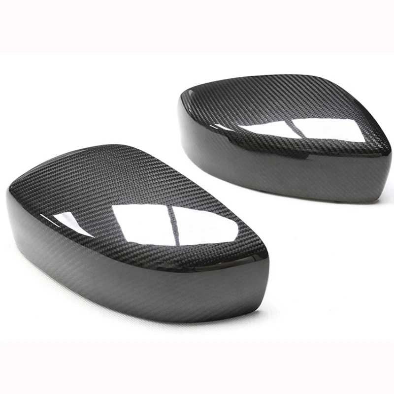 Carbon Fiber Fibre Side Mirror Cover Caps For INFINITI G25 G37 Q60