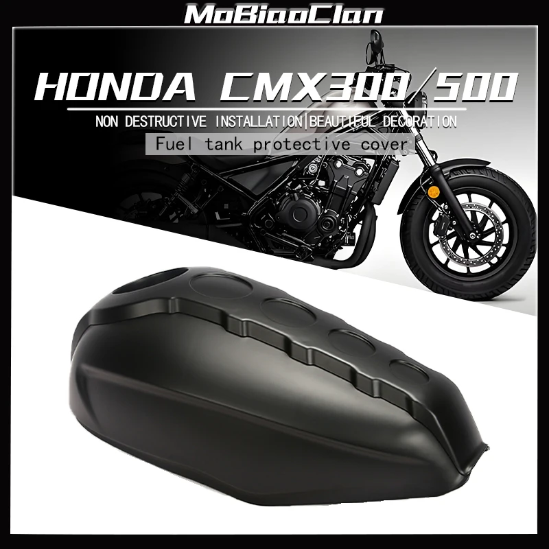 

For Honda Rebel CMX 500 250 CMX300 2017-2023 Motorcycle ABS Plastic Fuel Gas Tank Oil Cap Cover Guard Fairing Protector Accessor