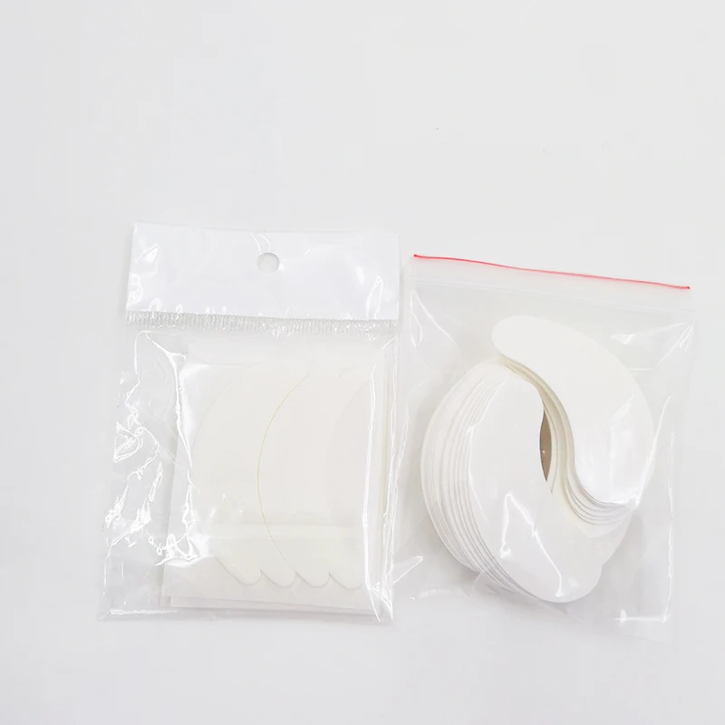 Almofadas ultrafinas de espuma sem fiapos sob os olhos, sem fiapos sob os olhos para extensões de cílios, 100/200 pares de adesivo de espuma para os olhos