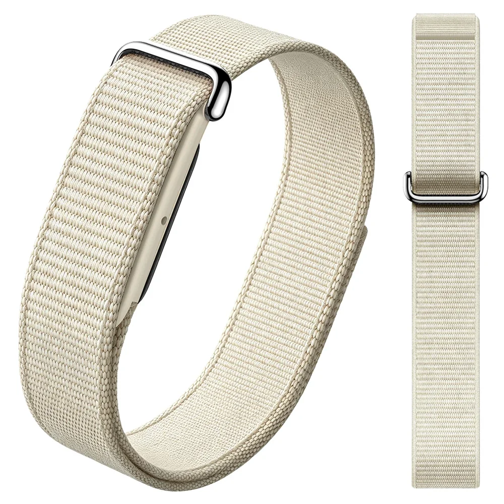 für Google Fitbit Air Silikon+Nylon-Schlaufenarmband für Fitbit Air Fitness Tracker 1:1 Original Sport-Uhrenarmband Armband-Zubehör – Detail 22