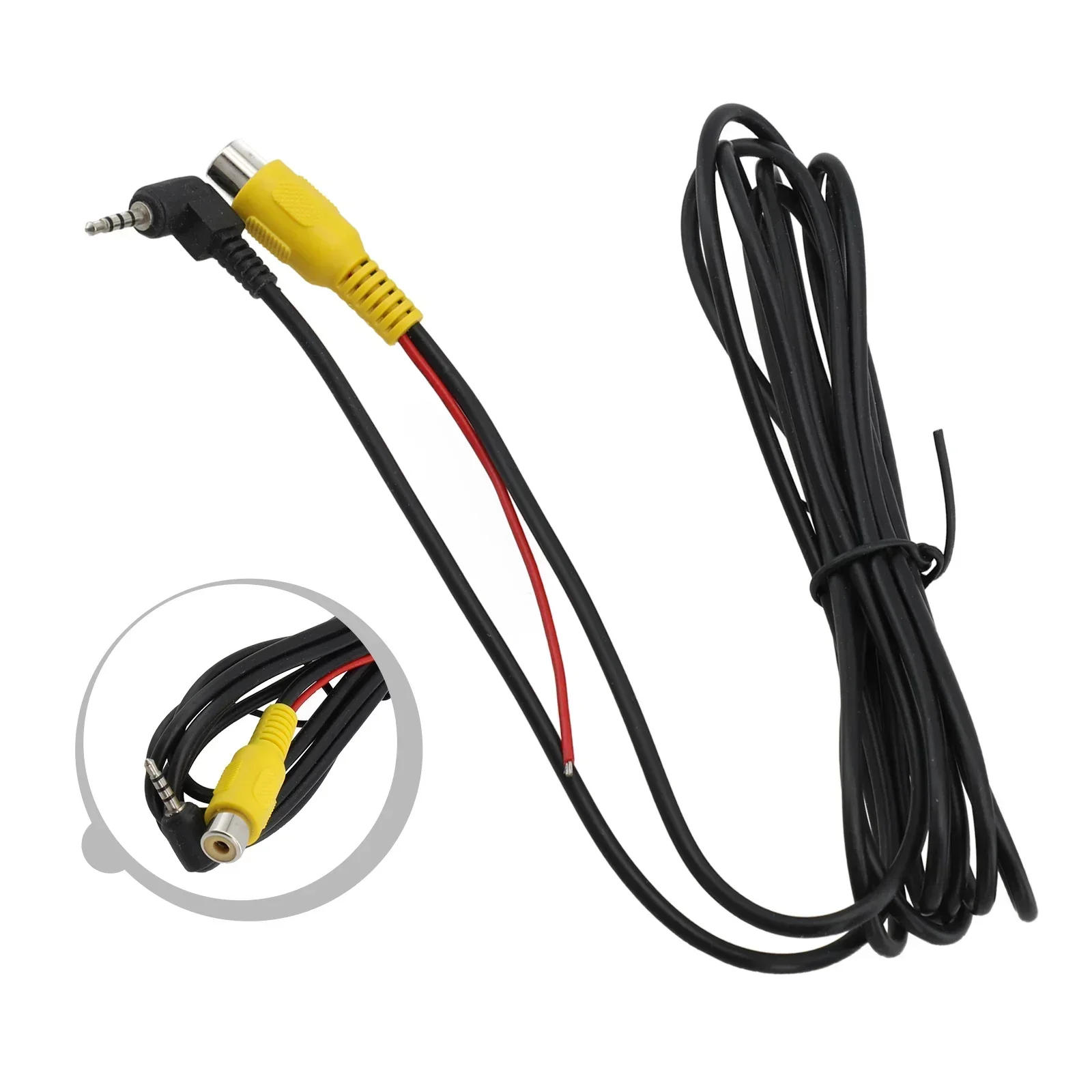 Video Cable For GPS Navigator To 2.5mm AV Converter Cable Car Rear View Reverse Parking Camera To Car DVR