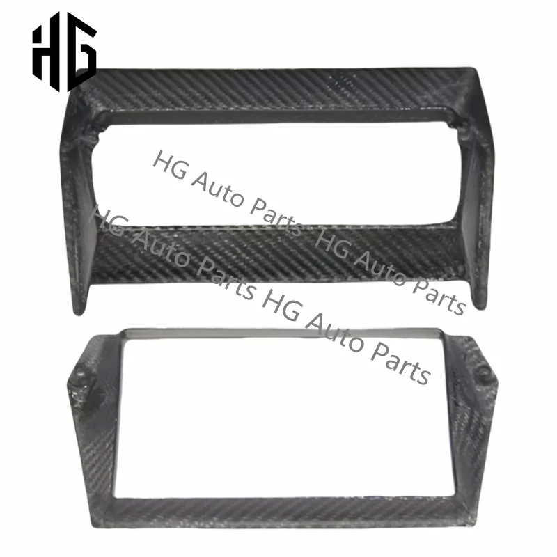 For Lambor Car Interior Trim Dry Carbon Center Control Surround Panel For Aventador LP700 OEM Style Monitor Screen Frame Covers