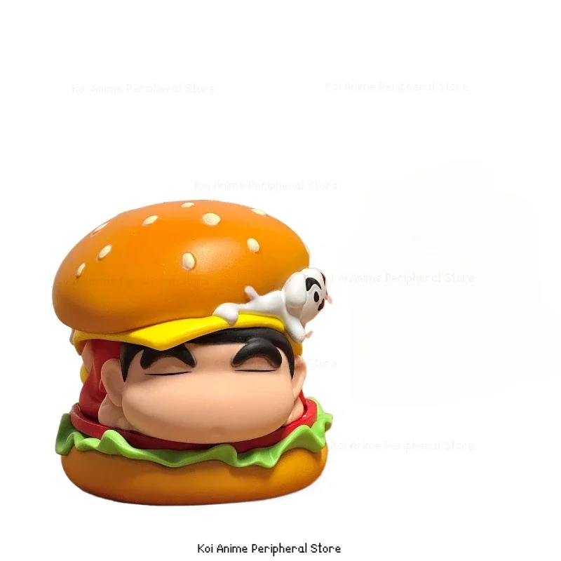 Crayon Shinchan Big Hamburger Shin-Chan น่ารักอะนิเมะภาพของเล่นทําด้วยมือเครื่องประดับตกแต่งเด็กวันหยุดของขวัญ