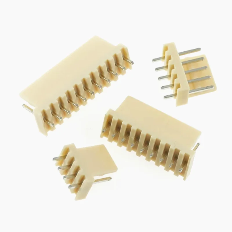 50pcs KF2510 Straight Pin Connector Terminal 2P/3P/4P/5P/6P/8P-12P 2.54mm Spacing