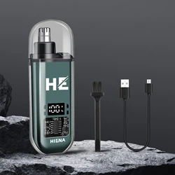 Portable Electric Nose Ear Trimmer HIENA Cordless razor Mini Pocket Hair Eyebrow Trimmers for Men usb Rechargeable hair Clipper
