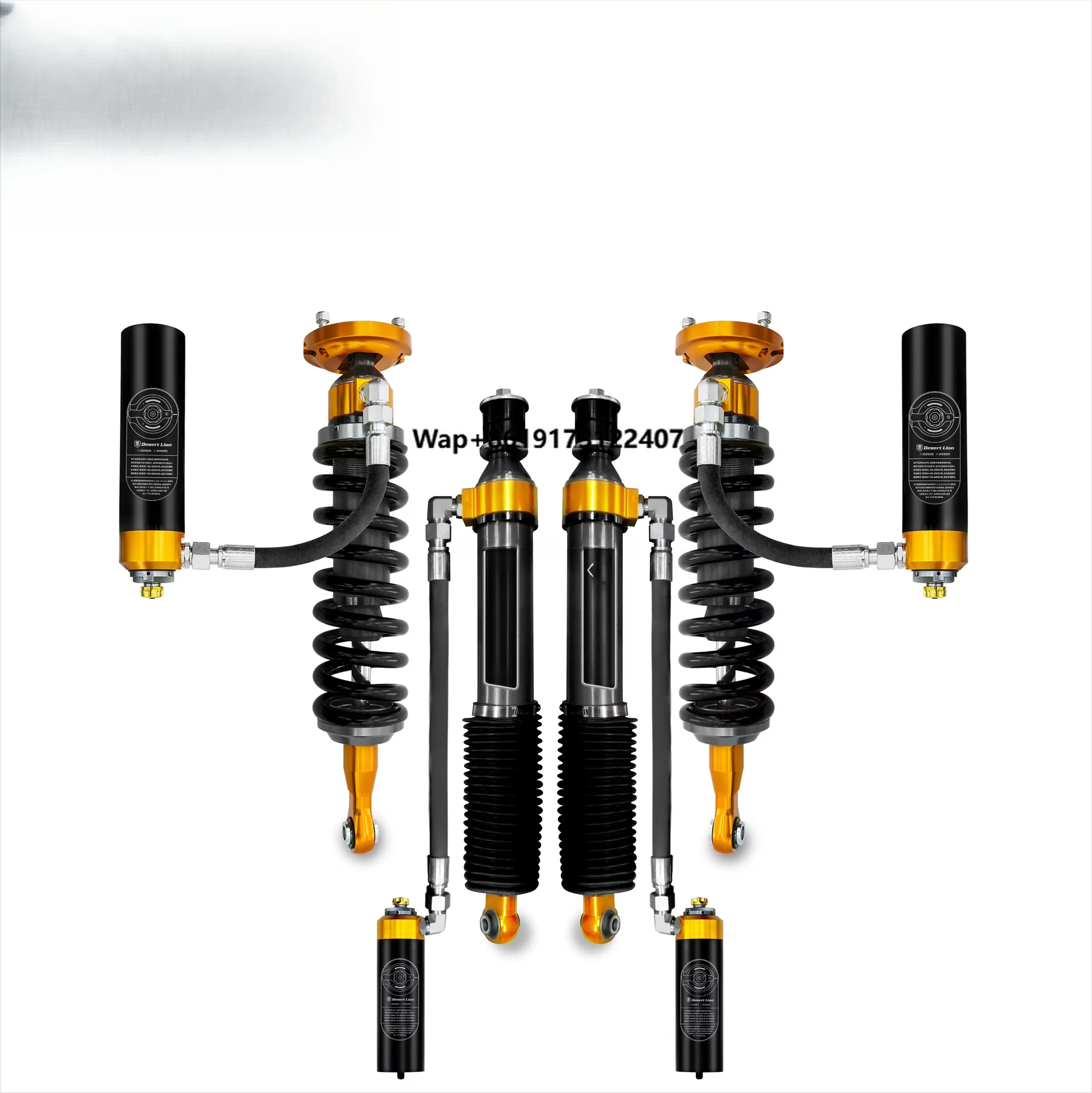 

Desert Lion Shock Absorber Aircraft Aluminum 6-Stage Adj. 2-2.5" Lift 2.5" Tube