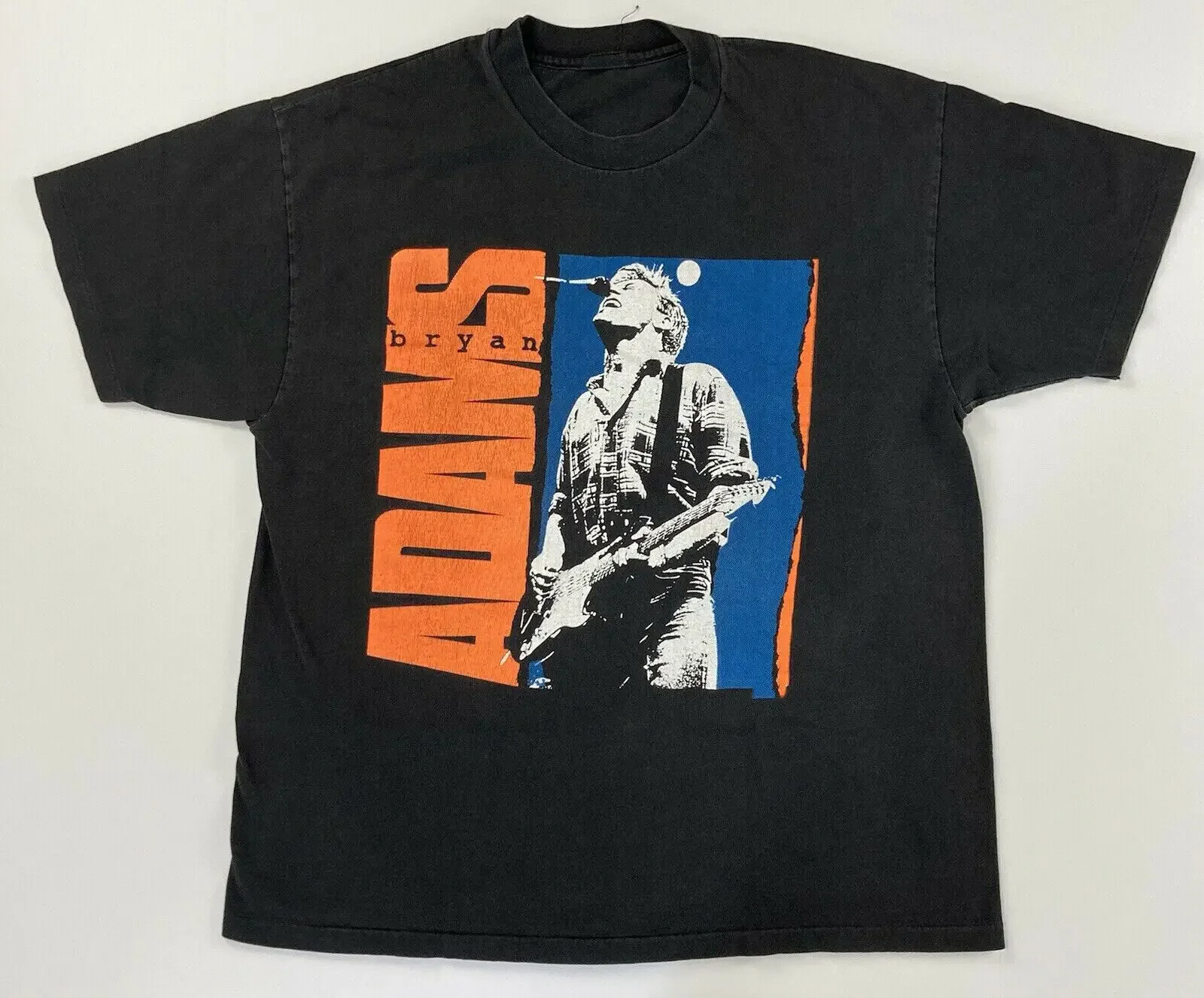 Рубашка Bryan Adams Waking Up The World Tour 1991, черная, унисекс, S-5XL CC3738