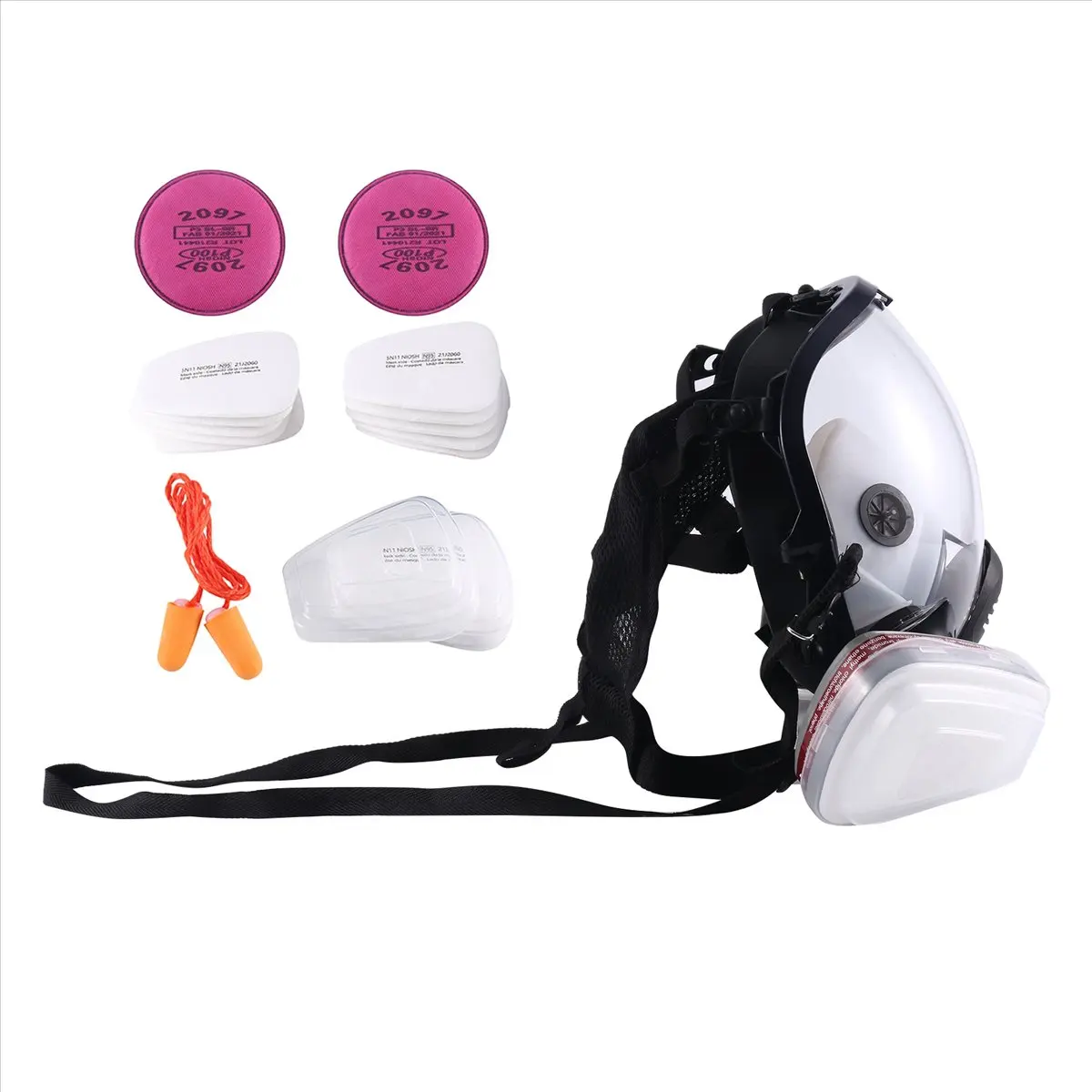 A24I Full Mask, Mask Nuclear and Chemical Anti-Dust for Painting, Woodworking, Construction, Sanding