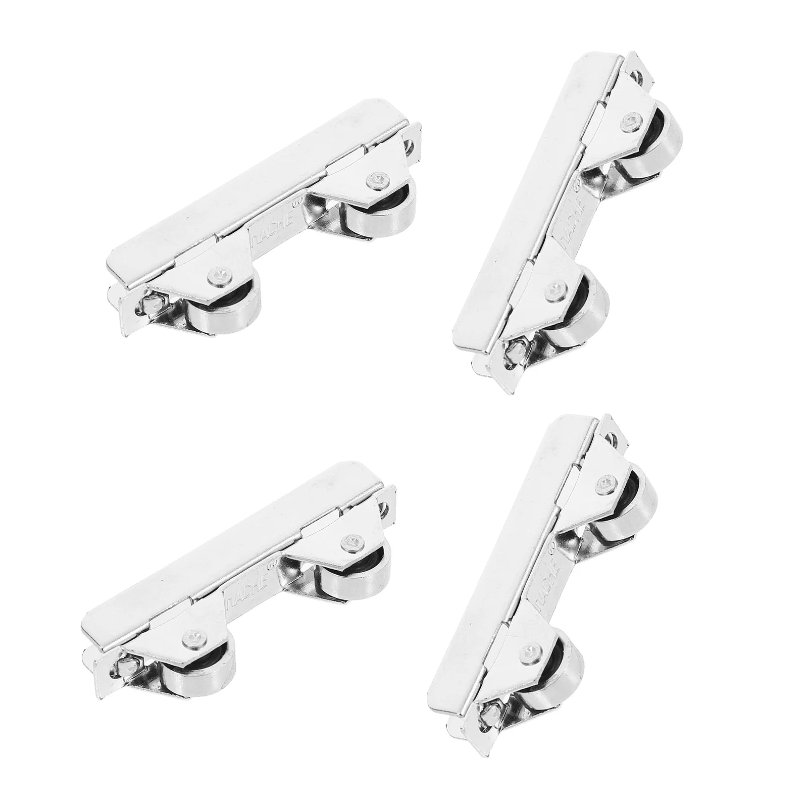 4 Pcs Glass Door Pulley Slider Sliding Rollers Patio Replacement Cabinet Hardware Stainless Steel Wheels Cupboard