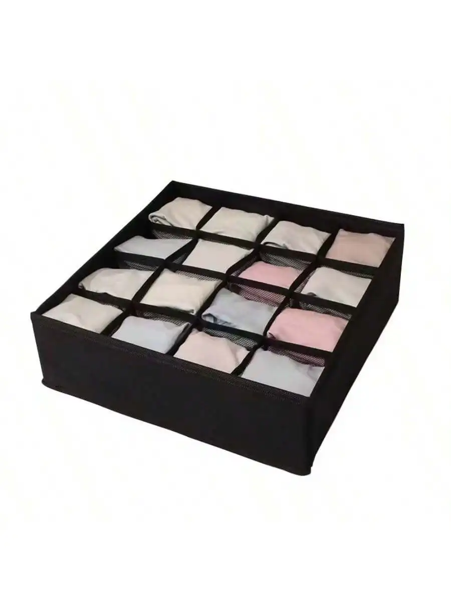 24-Cell Collapsible Organizer For Socks, Underwear, Ties, Accessories