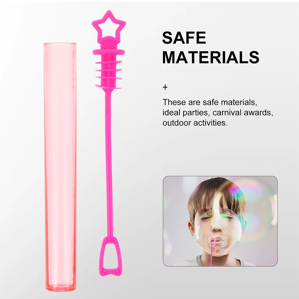 30 stücke Rohr Leere Flasche Nachgefüllt Blase Zauberstab Kunststoff Mini Blase Zauberstäbe Für Kinder Party Gefälligkeiten Outdoor-aktivitäten Sommer Spaß