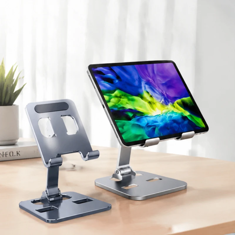 

2PCS Aluminum Alloy Tablet Holder, Adjustable Flexible Universal Stand for iPad, Mobile Phone & Tablet, Desktop and Bed Mount