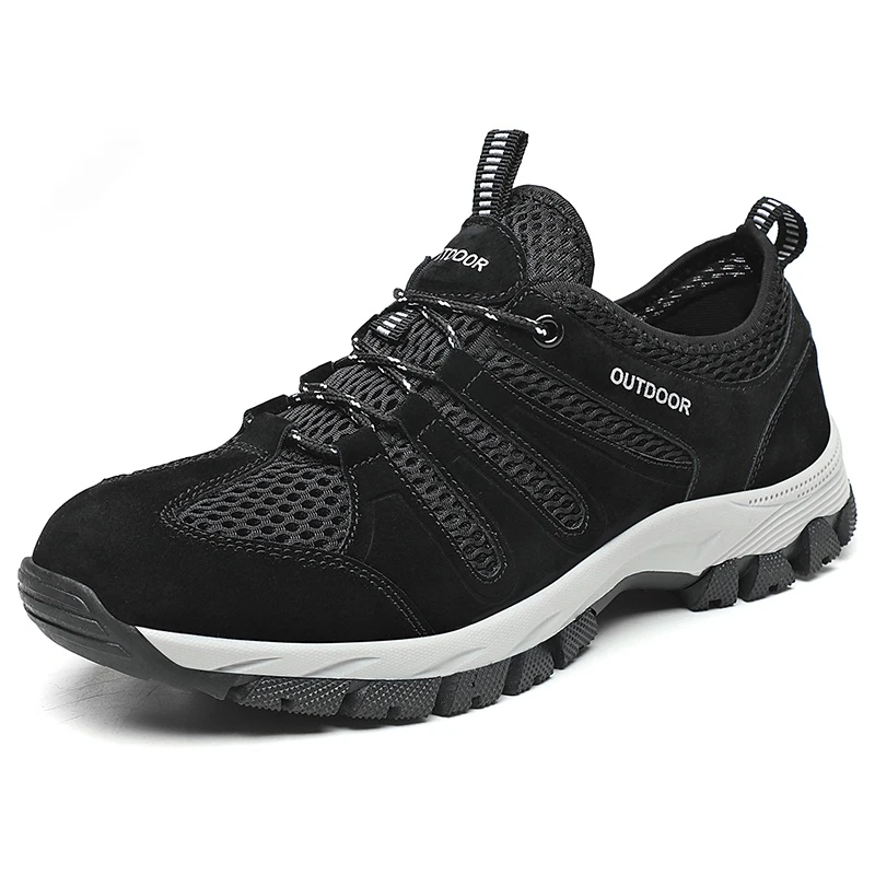 Zapatillas de deporte informales para hombre, zapatos deportivos con cordones de estilo clásico, transpirables, al aire libre para trotar, Trekking, envío rápido