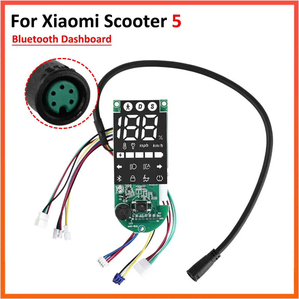 LED Display Dashboard for Xiaomi 5 Electric Scooter Bluetooth Circuit Board Control Panel Replacement Parts Accessories