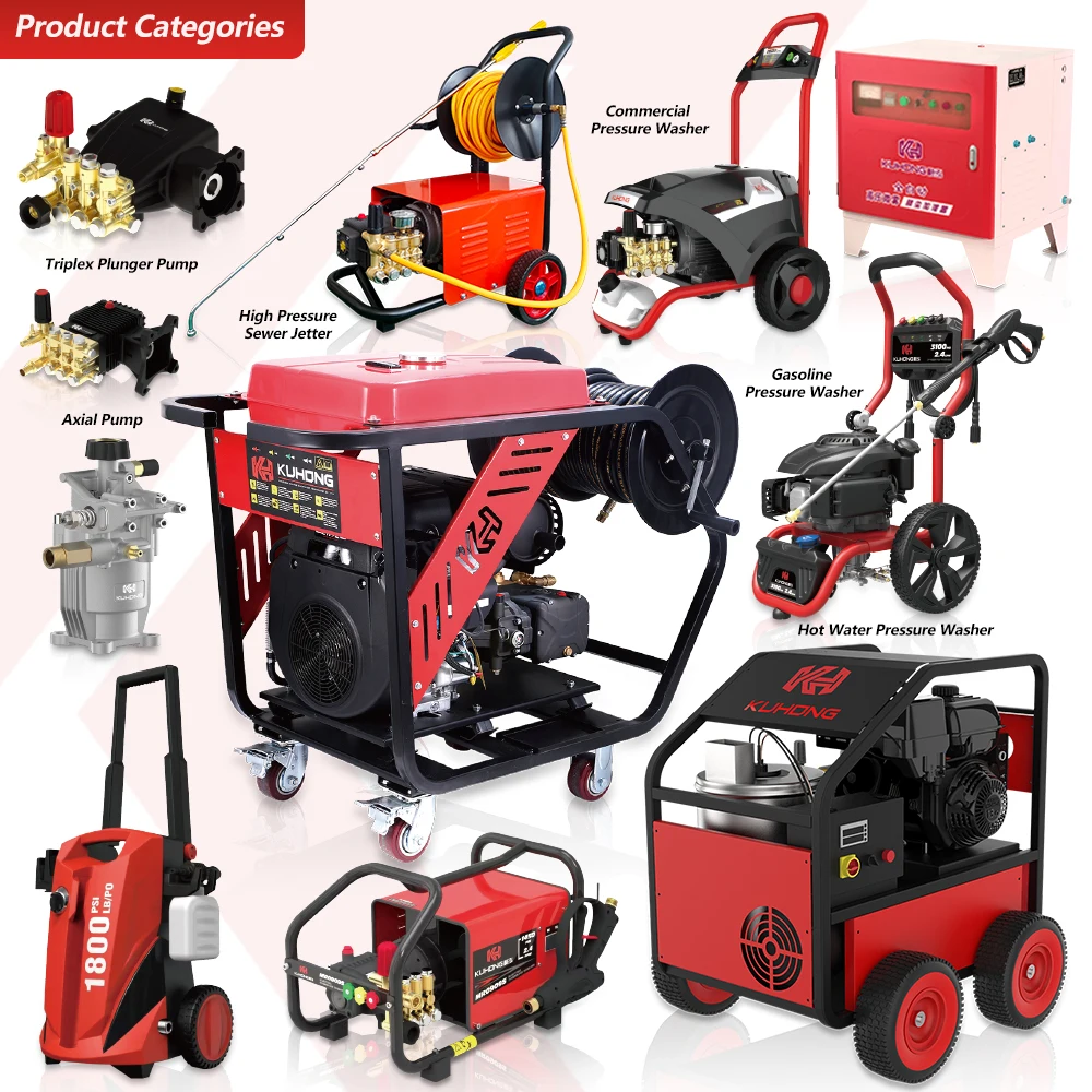 كوهونج 110Bar 1600psi المحمولة 220 فولت غسالة الضغط العالي الكهربائية