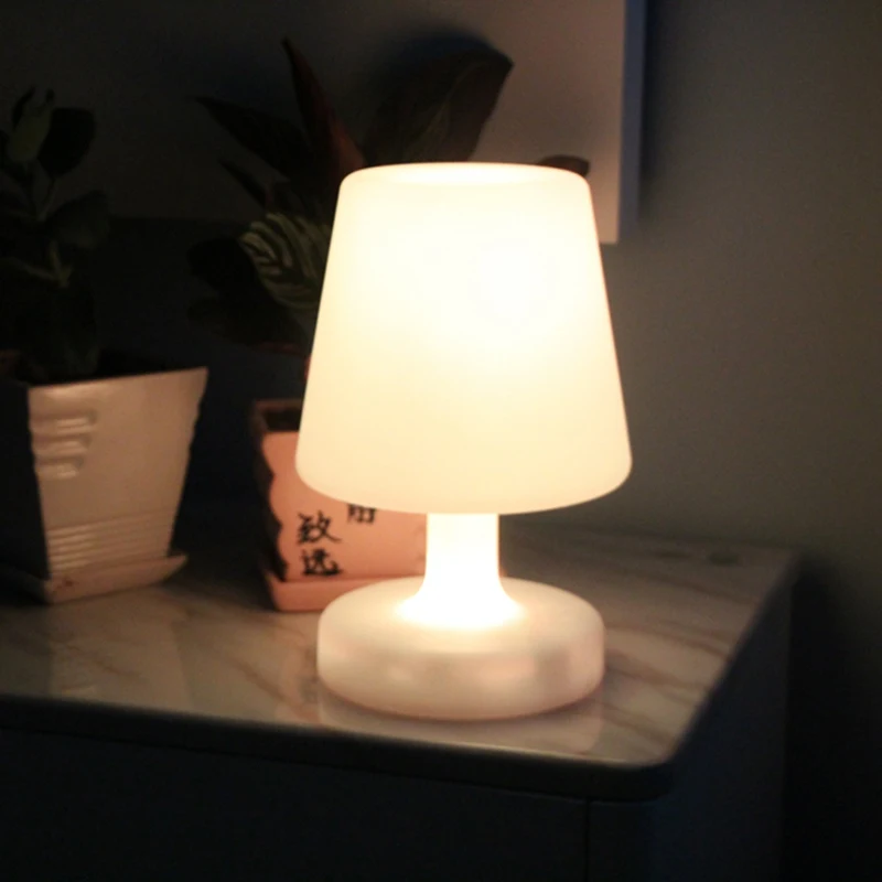 

D170*H255mm, LED Night Lights, RGB IP65 Rechargeable, Illuminated Table Lamp, For Pub Club Bar KTV Pub Hotel, Party Event 1pc