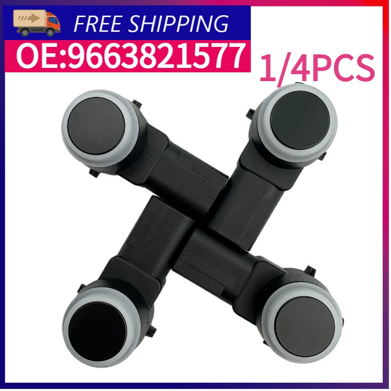 1/4 PCS 9663821577 PDC Bumper Parking Reversing Assist Sensor 0263003587 For Citroen Berlingo C4 Peugeot 307 308 407 Partner RCZ