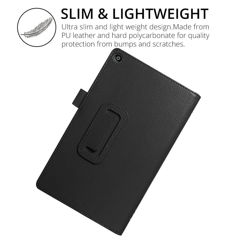For Amazon Kindle Fire HD 7 2019 2017 Leather Folio Stand Cover Fire HD8 HD 10 Tablet Case Protective Shell Skin Shockproof Flip view 6