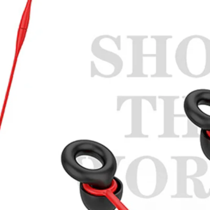 Silicone Earplug Lanyard Magnetic Holder Flexible Cord for Noise Reduction Sleep Study 2Pack Retainer