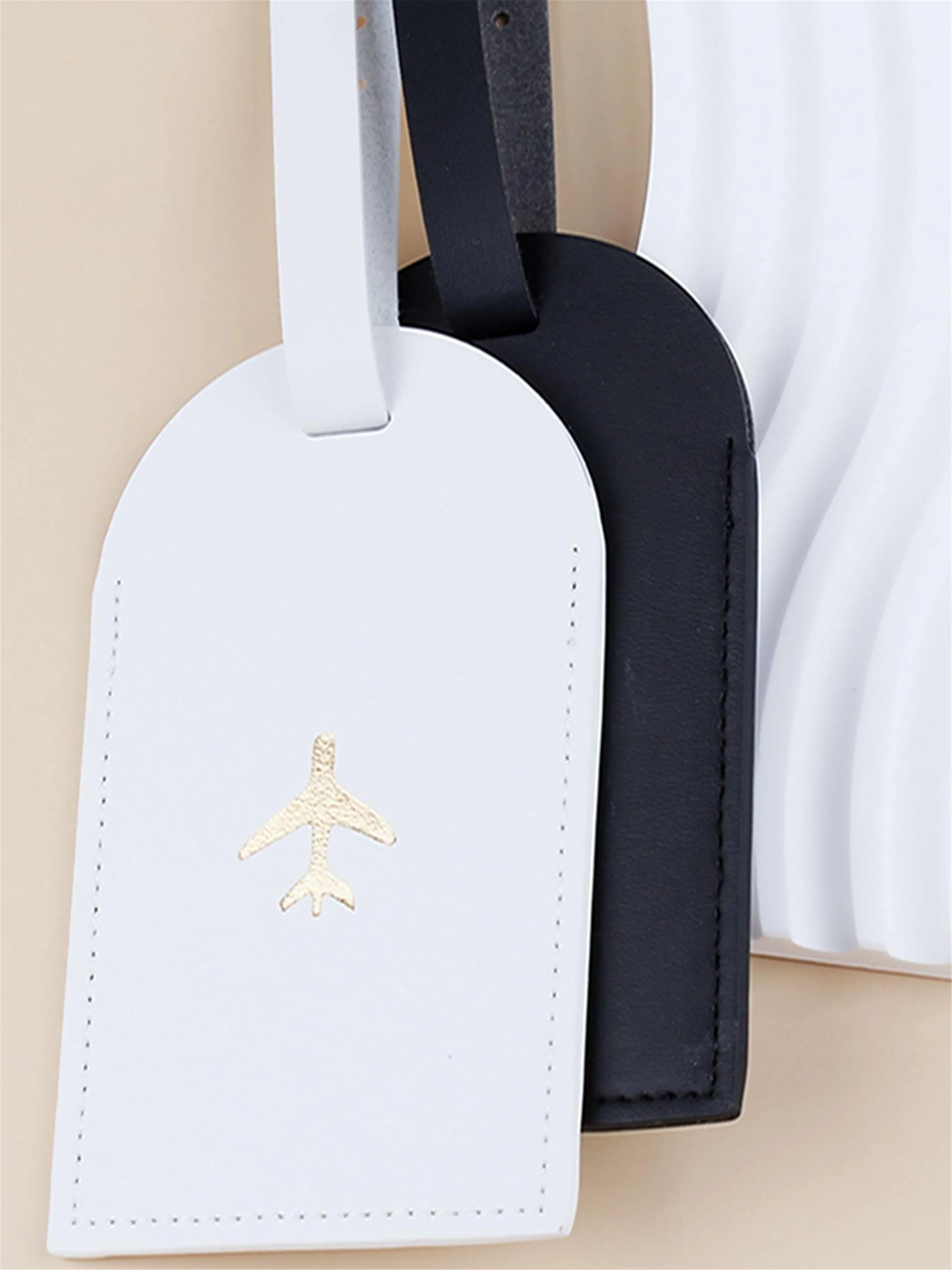 2PCS Flugzeug Gepäck Tag Hängen Tag Mit Namen ID Karten Anti-verloren Leichte Reise Zubehör Für Flug für Liebhaber geschenke – Detail 6