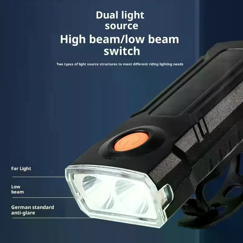 Luce per bici ricaricabile Mini fanale posteriore di avvertimento di sicurezza notturno Lampada per bicicletta anteriore posteriore LED Evidenzia fanale posteriore per bicicletta