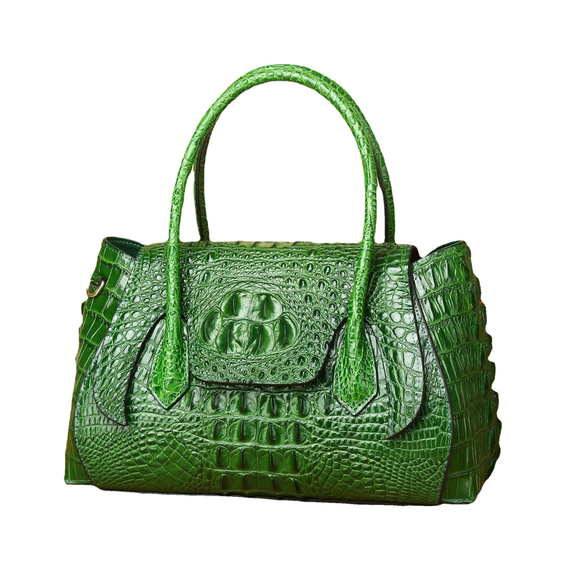 New Fashion Alligator Pattern Women Handbags European Designer Cow Genuine Leather Shoulder Female Brand Luxury Crossbody Bag