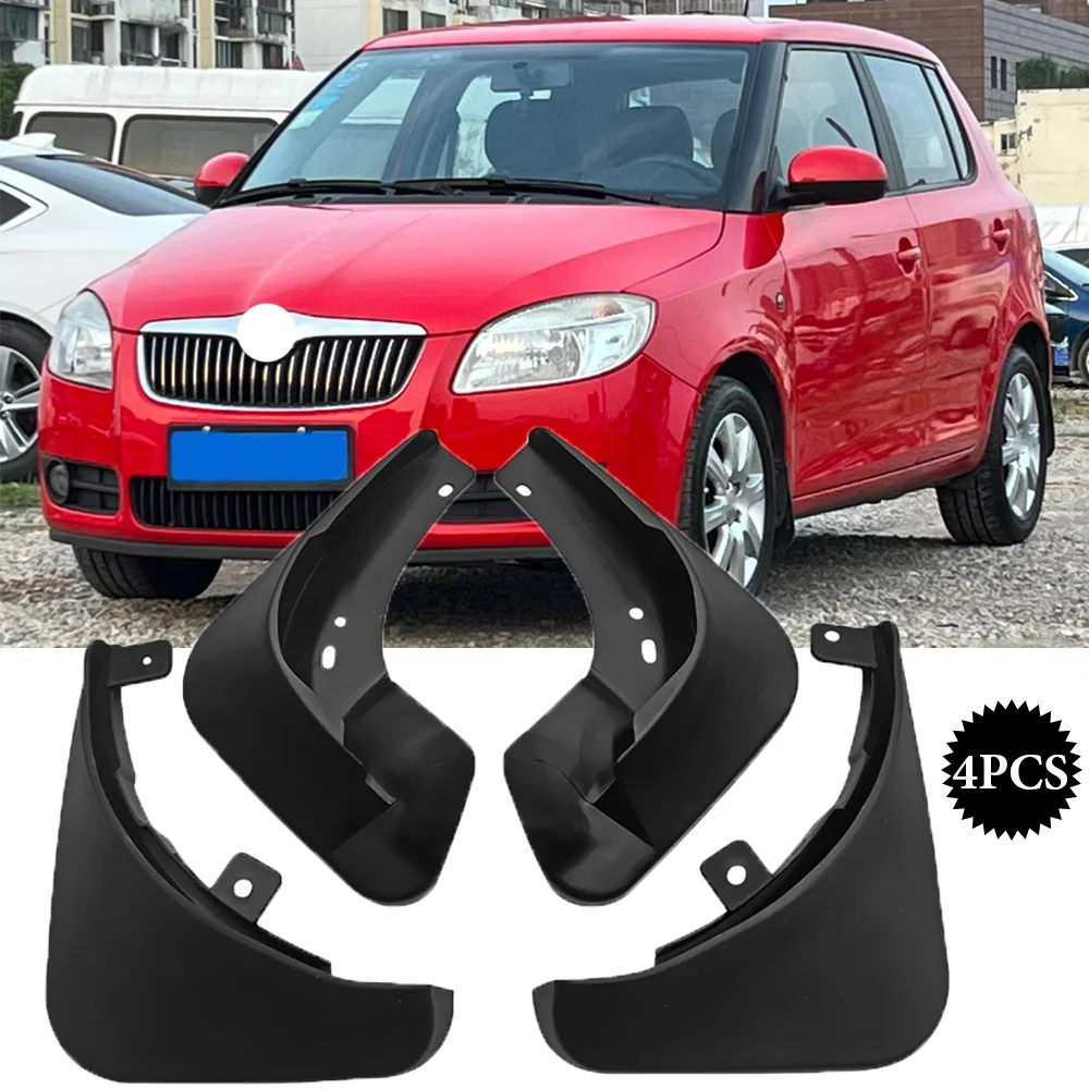 

4X High quality Car Mud Flaps For Skoda Fabia 2 5J Mk2 2007-2014 Mudflaps Splash Guards Mud Flap Mudguards Fender Front Rear