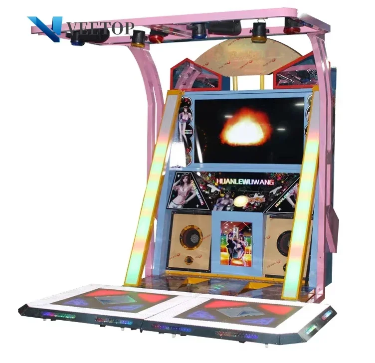 Veetop Amusement  coin operated Hyun Dance Dancing game machine for sale music sport game machine