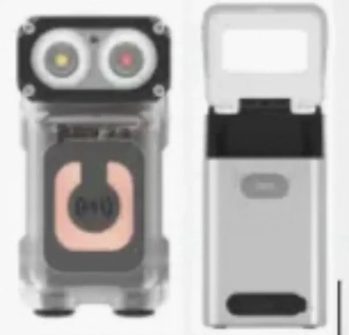 WUBEN X3 Lightok 700 Lumen Wireless Charging Swivel Head EDC Flashlight Red White Light Charging Box Outdoor Adventure Gift image 3