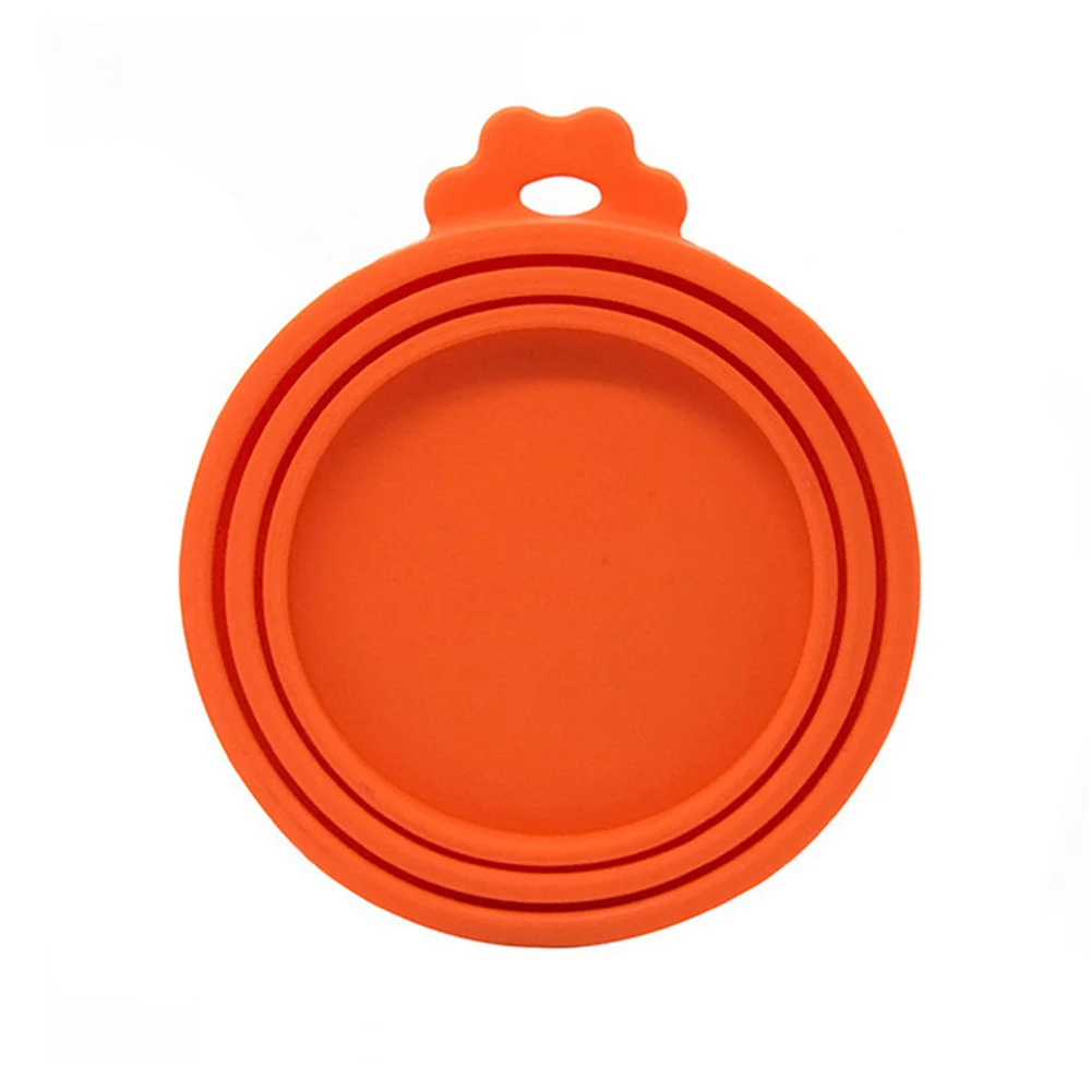 1/2PCS Silicone Canned Lid Sealed Feeders Food Can Lid For Puppy Dog Cat Storage Top Reusable Cover Lid Health Pet Daily