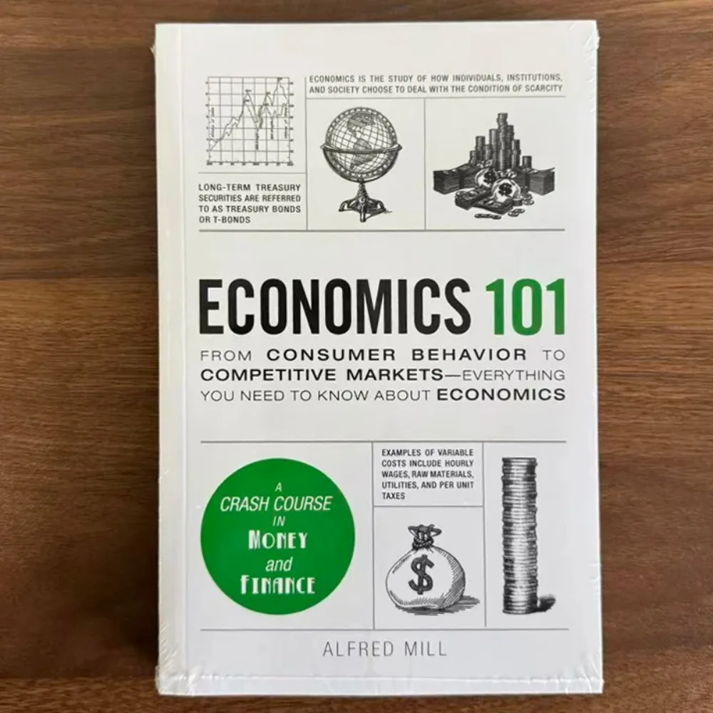 101 livres d'économie, guide pour débutants en économie financière, finance personnelle, marchés et étude du comportement des consommateurs, édition brochée