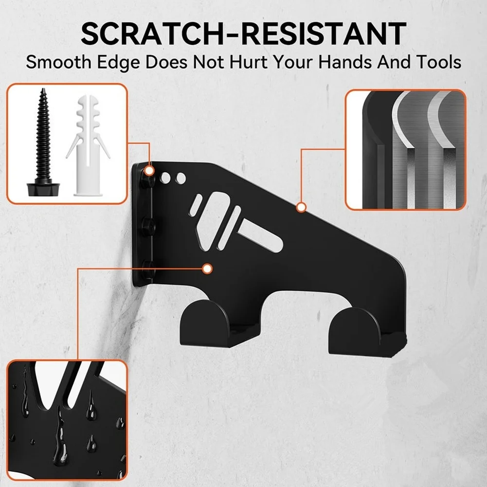 Chainsaw Wall Mount Holder Metal Heavy Duty Chainsaw Hooks Wall Mount Chainsaw Rack Heavy Duty Bracket For Chainsaws Garage