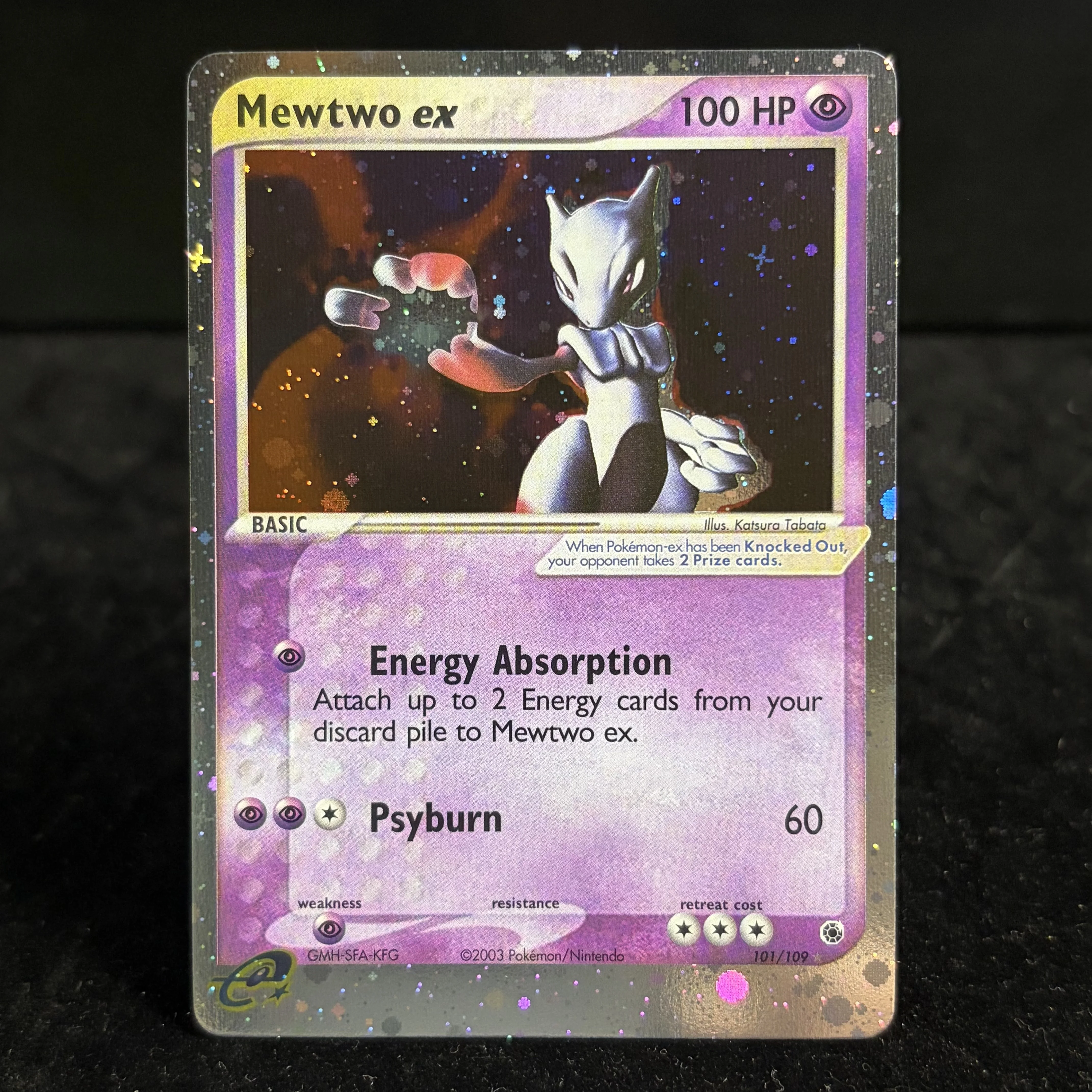 PKM EX Ruby & Sapphire + FireRed & LeafGreen 10Pcs Foil Set Mewtwo #101‑109 Sneasel #103 Pocket TCG Trading Game Card DIY Gifts