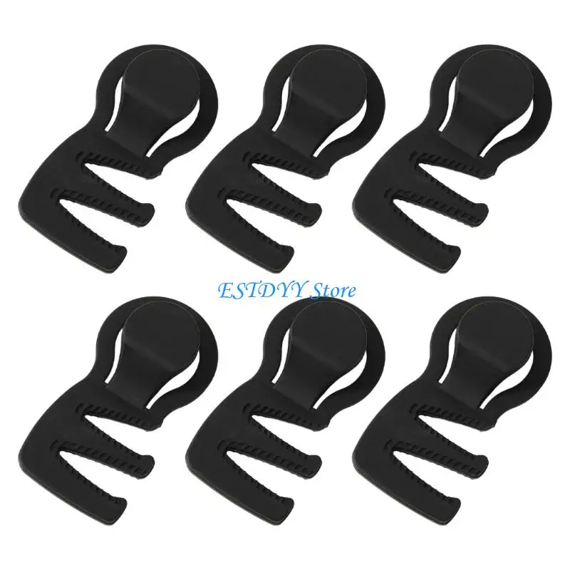 

G6DE 6Pcs Tarps Grip Clamps Tent Fastener Clip Holder Car Cover Clamps for Outdoor Camping Shelter Setups Quick Installation