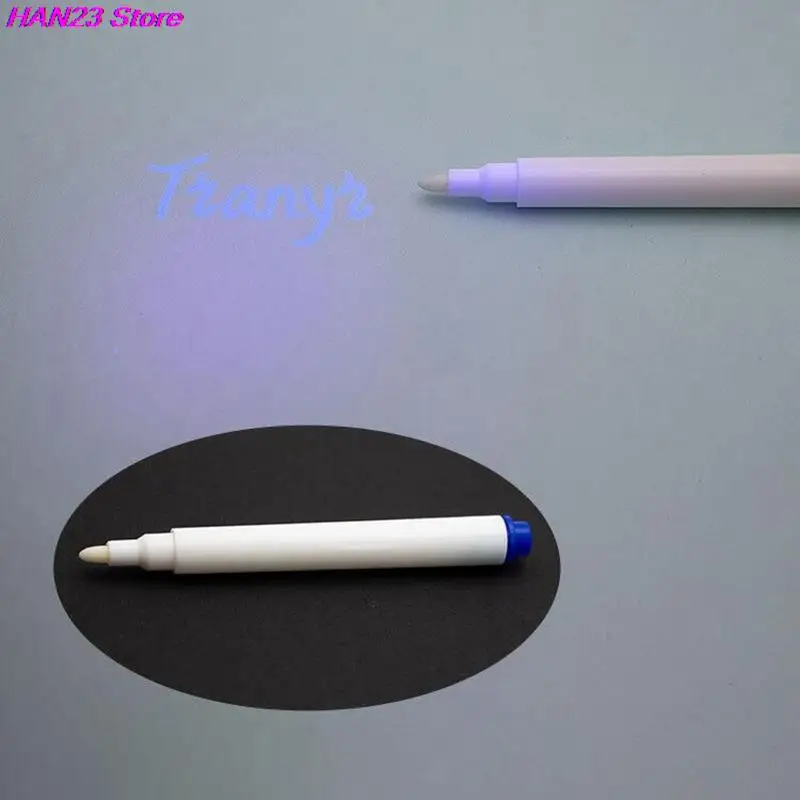 1 Pc Monochrome UV Invisible Highlighter Creative Ultraviolet Magic Ink Pen For Kids Party Favors Ideas Gifts Novelty Toy