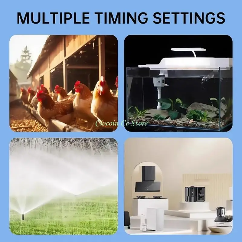 X90F Cycle Timing Countdown Timer Remote Control switches For Device Efficiency