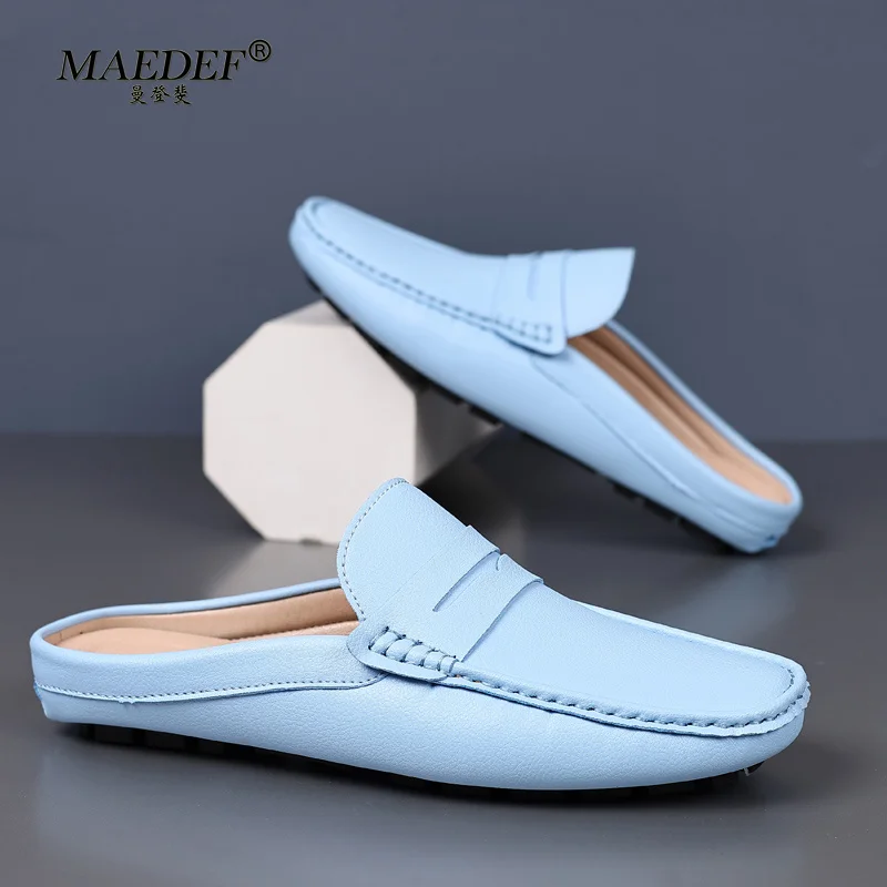 Formal Italian Shoes Men Handmade Leather Loafer Driving Flats Slip-on Casual Shoes Luxury Comfy Moccasins Dress Shoes for Men