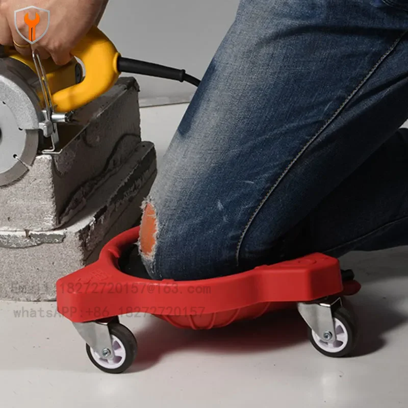 Multifunctional pulley knee pads pulley car decoration bricklayer beautiful seam multi-scene