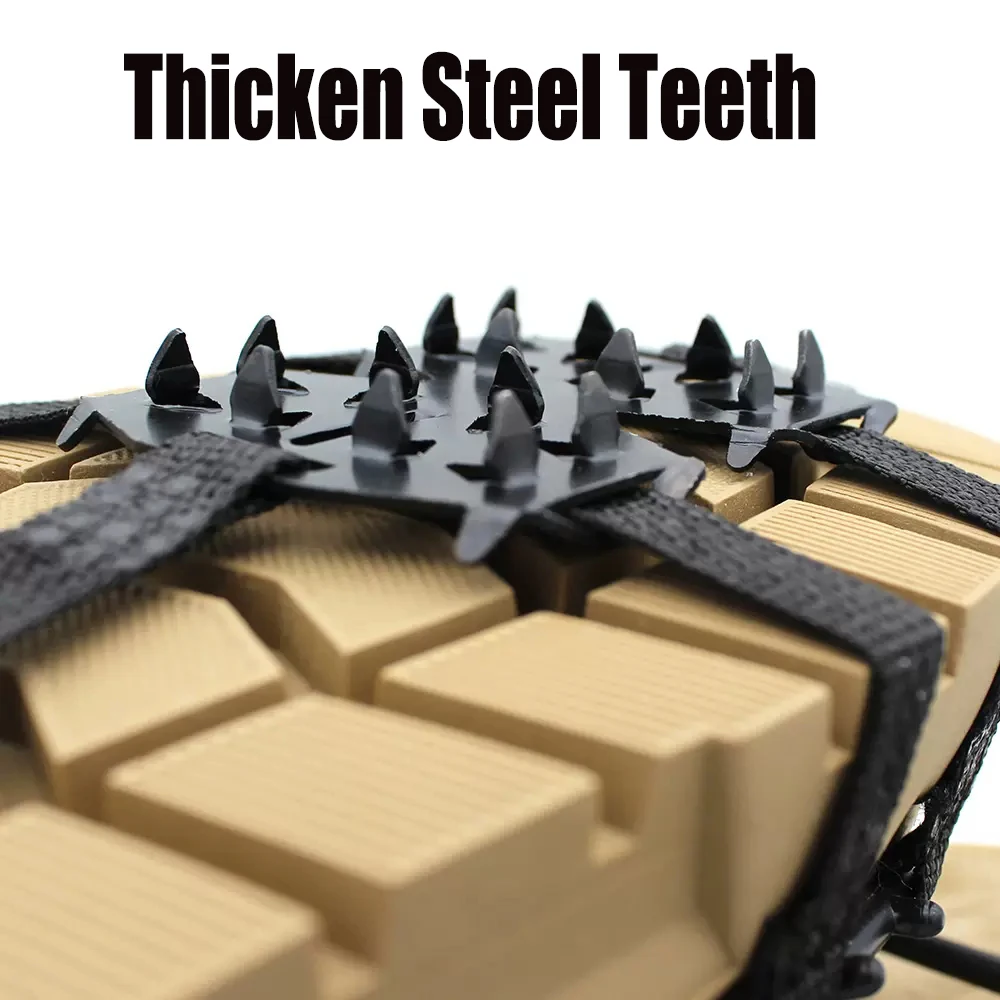 24 Teeth Crampons Anti-slip Covers for Shoes Men Women Winter Outdoor Climbing  Hiking Snow Shoe Spikes Ice Gripper for Shoes