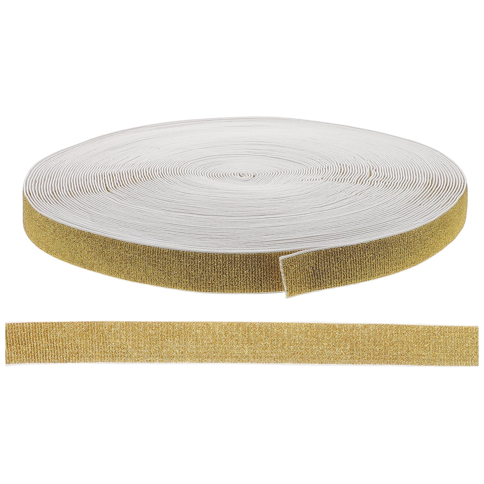 

Gold B Waistb Waistb Sew Design Wide Knit Wide Sewing Waistb Strap Metallic Stretch Woven Elastic Ribbon Elastic