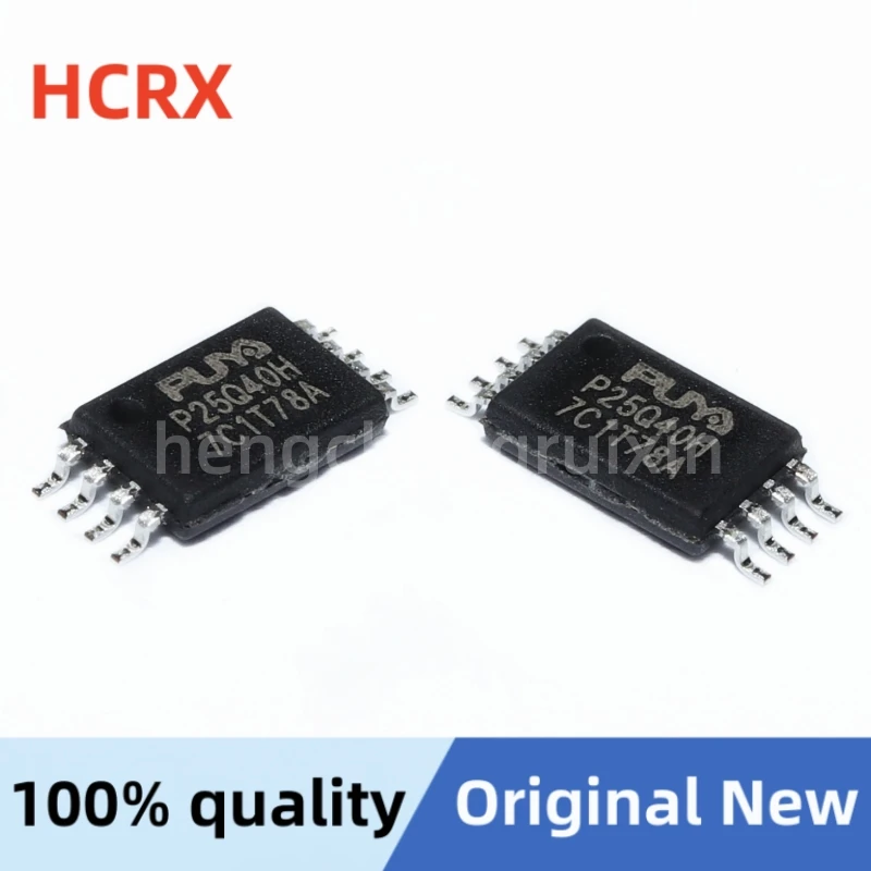 5 pcs 100% New Original SPI Flash P25Q40H-TSH-IT P25Q40H 4Mbits TSSOP8 512KB 3.3V