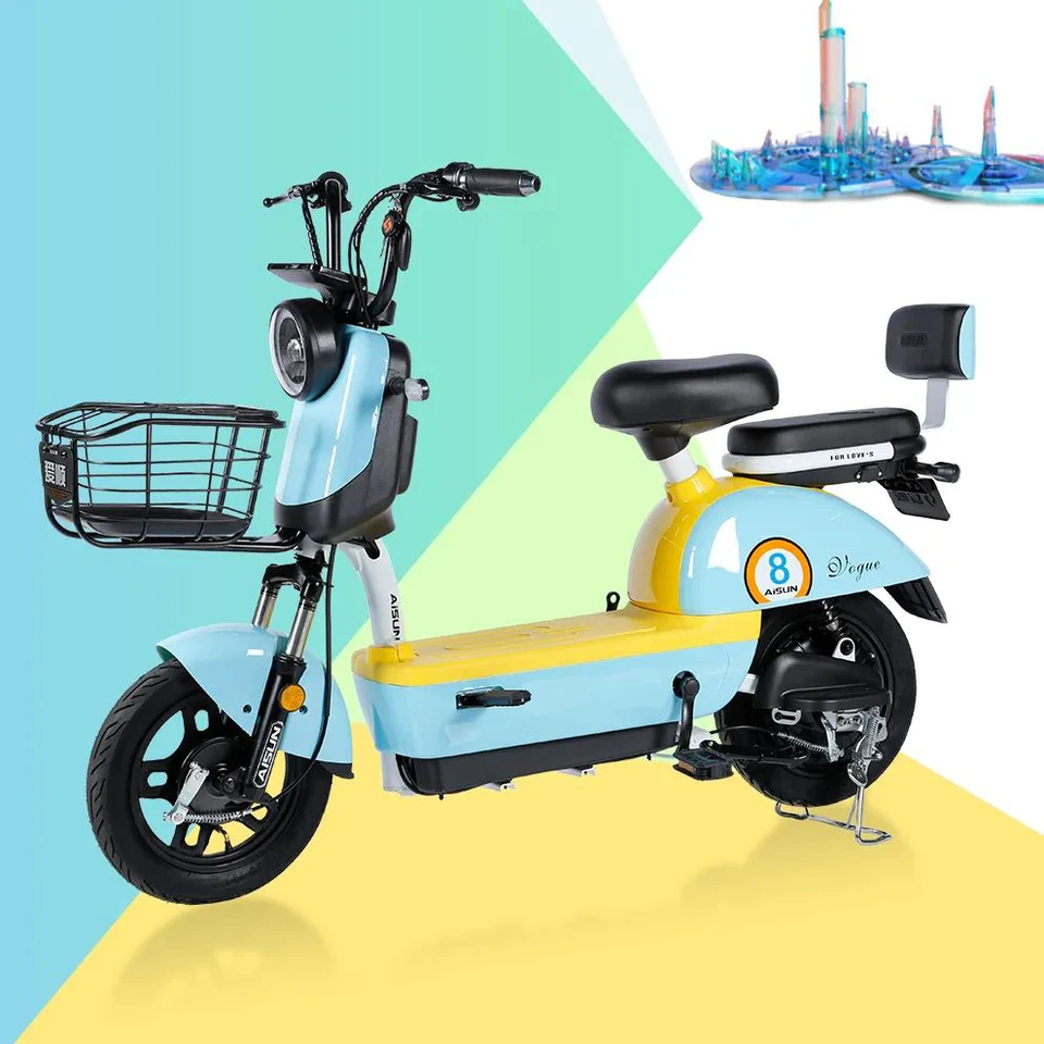 High Quality Scooter Electric Bike 400W 48V City Electric Bicycle Electric Moped Bike for Sale image 2