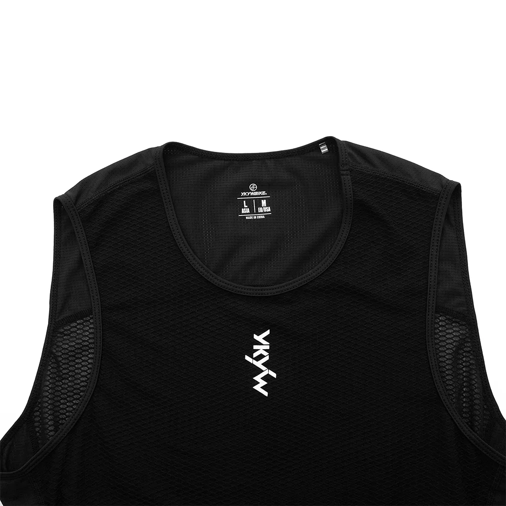 YKYWBIKE Cycling Base Layer Men Undershirt Bicycle Bike Vest Summer Ride Outdoor Running Mesh Underwear Sleeveless Mesh Bicycle