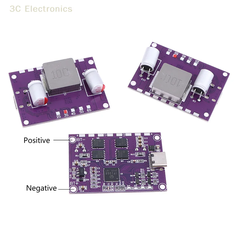 

IP2368 Bidirectional 100W Fast Charging Module High-Power Charging Board Buck-Boost Type-c Interface Lithium Battery